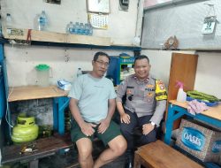 Polsek Metro Gambir Gelar Sambang dan Himbauan Kamtibmas di Duri Pulo