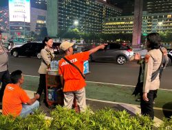 Patroli Gabungan Polsek Menteng Hadir Dan Himbauan Kamtibmas Sepanjang Jalan Mh Thamrin