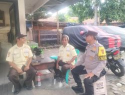Patroli Dialogis Bhabinkamtibmas Johar Baru Berikan Imbauan Kamtibmas Security Gedung UKM Ikan Hias