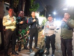 Sinergitas TNI dan Polri Dalam Patroli Dialogis Satkamling Jalan Cemara