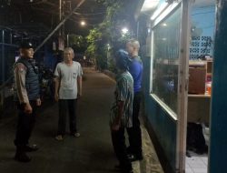 Bhabinkamtibmas Cikini Sambang Pos Kamling RW. 03 Raden Saleh Menteng