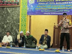 Bhabinkamtibmas Kampung Rawa Hadiri Tabligh dan Silaturahmi Dewan Masjid Kecamatan Johar Baru