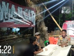 Patroli dan Sambang Dialogis Kapolsubsektor Tanah Tinggi Pemantauan Wilayah Jelang Libur Nataru