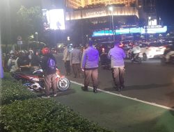 Patroli Tiga Pilar Menteng Antisipasi Kerawanan Malam Hari Di Bundaran HI