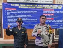 Bhabinkamtibmas Kelurahan Kemayoran Melaksanakan Kegiatan Patroli dan Sambang Poskamling