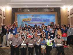 Ditlantas Polda Metro Beri Edukasi Lalu Lintas Kepada Siswa SLB Saraswati
