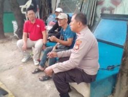 Kapolsubsektor Cempaka Putih Barat Patroli Dialogis Sampaikan Imbauan Kamtibmas