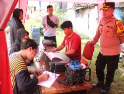 Kapolsek Kemayoran Kontrol Gerai Pelayanan Kepolisian