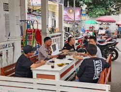 Bhabinkamtibmas Pegangsaan Sambang Pos Rw 08 Menjelang Nataru