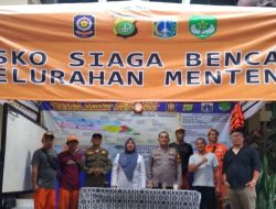 Bhabinkamtibmas Menteng Bersama Tiga Pilar Di Posko Siaga Bencana Menteng