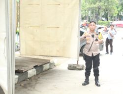 Jelang Nataru, Kapolsek Kemayoran Tinjau Pospam