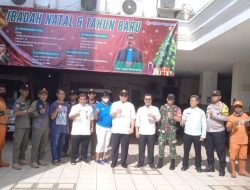 Kerja Bakti Sosial Jelang Nataru, Bhabinkamtibmas dan Tiga Pilar Bersatu Bersihkan Gereja Methodist Johar Baru