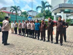 Polsek Sawah Besar Gelar Apel Pengamanan Aksi Unjuk Rasa Aliansi Mahasiswa Anti Prostitusi