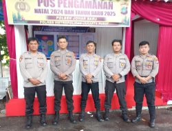 Polsek Johar Baru Siapkan Pengamanan Maksimal di Pos Pam Natal 2024 dan Tahun Baru 2025