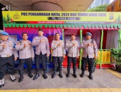 Kegiatan Pos Pengamanan Natal Dan Tahun Baru Polsek Cempaka Putih