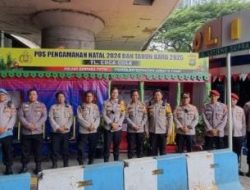 Wakapolres Metro Jakarta Pusat Pengecekan Pos Pangamananan Natal Dan Tahun Baru Polsek Cempaka Putih