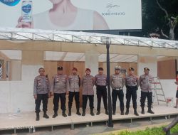 Polsek Metro Menteng Siagakan Personil Gabungan Di Pospam Bundaran HI