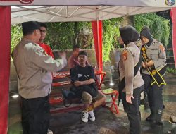 Imbauan Kamtibmas, Polwan Kepada Warga Menteng Menjelang Natal