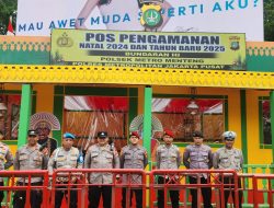 Polsek Metro Menteng Pengamanan Pospam Lilin Jaya 2024 Bundaran HI