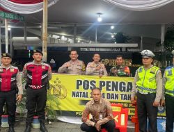 Bhabinkamtibmas Menteng Pengamanan Giat Misa Natal Di Gereja GPIB Paulus