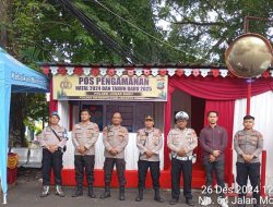 Pengamanan Terpadu di Pos Pengamanan Natal dan Tahun Baru 2025 oleh Polsek Johar Baru dan Polres Metro Jakarta Pusat