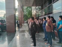 Piket Padal Polsek Kemayoran Pimpin Apel Pengamanan Konser Musik BigBang Pada Hari Ke 6