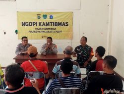 Bhabinkamtibmas Kelurahan Cempaka Baru Melaksanakan Kegiatan Ngopi Kamtibmas