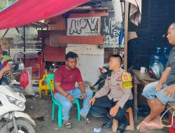 Bhabinkamtibmas Kelurahan Kebon Kosong Melaksanakan Kegiatan Patroli dan Sambang Dialogis