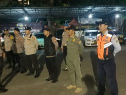 Kanit Sabhra Menteng Pimpin Apel Tiga Pilar Menteng Antisipasi Kewilayahan