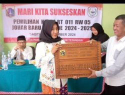 Bhabinkamtibmas Kelurahan Johar Baru Hadiri Pemilihan Ketua RT 11 RW 05 Kelurahan Johar Baru