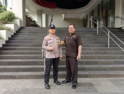 Pengamanan Kebaktian di Gereja Abbalove Gunung Sahari Utara