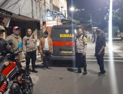 Bhabinkamtibmas Kelurahan Utan Panjang Melaksanakan Antisipasi Tawuran warga dan Geng Motor