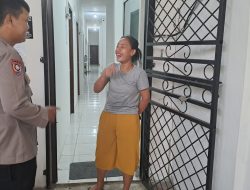 Libur Nataru Bhabinkamtibmas Kartini Sambangi Rumah Kos