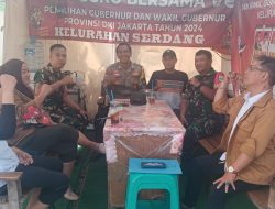 Bhabinkamtibmas Kelurahan Serdang Bersama 3 Pilar Melakukan Patroli dan Sambang Dialogis