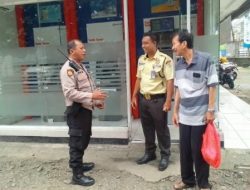 Patroli Dialogis Kapolsubsektor Cempaka Putih Barat Ke Bank BRI