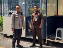 Unit Sabhara Lakukan Himbauan Terkait Perayaan Malam Tahun Baru Di Komplek Perkantoran Pemerintahan