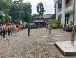 Apel Persiapan Pengamanan Malam Pergantian Tahun Baru Bersama Tiga Pilar Menteng