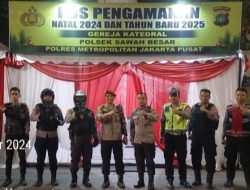 Apel Malam Gabungan Tiga Pilar Sawah Besar Dalam Oprasi Lilin Jaya 2024