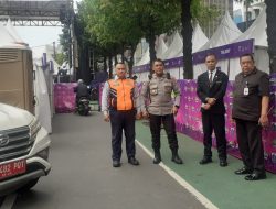 Kapolsubsektor Sabang Pemantauan Persiapan Panggung Malam Tahun Baru 2025 Di Depan Hotel Saripan Pacipic