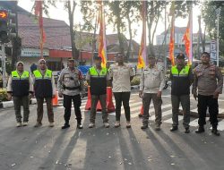Polsek Metro Gambir Gelar Patroli Pengamanan Malam Tahun Baru 2025