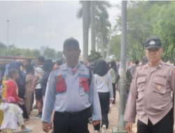 Polsubsektor Merdeka Barat Pantau Pengunjung Monas Saat Malam Tahun Baru