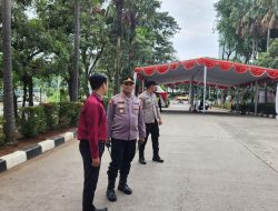 Polsek Kemayoran melakukan Pengamanan Pos Pam Lilin Jaya 2024