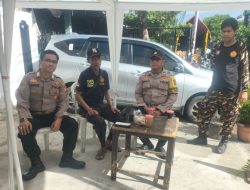 Bhabinkamtibmas Johar Baru Bersama Pokdarkamtibmas dan Banser Amankan Perayaan Natal di Gereja GPIB Bethesda