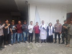 Pengamanan Ibadah Tahun Baru 2025, oleh Tiga Pilar Kelurahan Galur di Gereja GKI