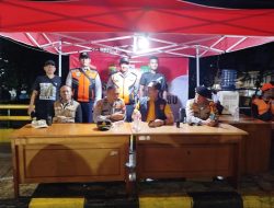 Pemantauan Arus Lalu Lintas Tiga Pilar Jelang Pergantian Tahun di Pos Pam Natal dan Tahun Baru 2025 Jalan Letjend Suprapto