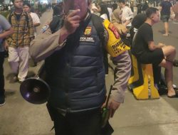 Bhabinkamtibmas Gondangdia Himbauan Kamtibmas Di Perempatan Sarinah