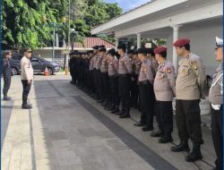 Polres Metro Jakarta Pusat Amankan Ibadah Tahun Baru di Gereja GPIB Immanuel