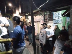 Personil Polsubsektor Cikini Pemantauan Jembatan Kalipasir