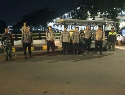 Patroli Tiga Pilar Menteng Hadir Di Perbatasan Menteng Tenggulun Antisipasi Tawuran Warga