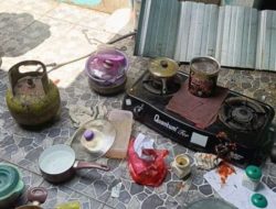Respon Cepat Bhabinkamtibmas Johar Baru dan Petugas Damkar Terhadap Laporan Kebocoran Tabung Gas di Rumah Warga